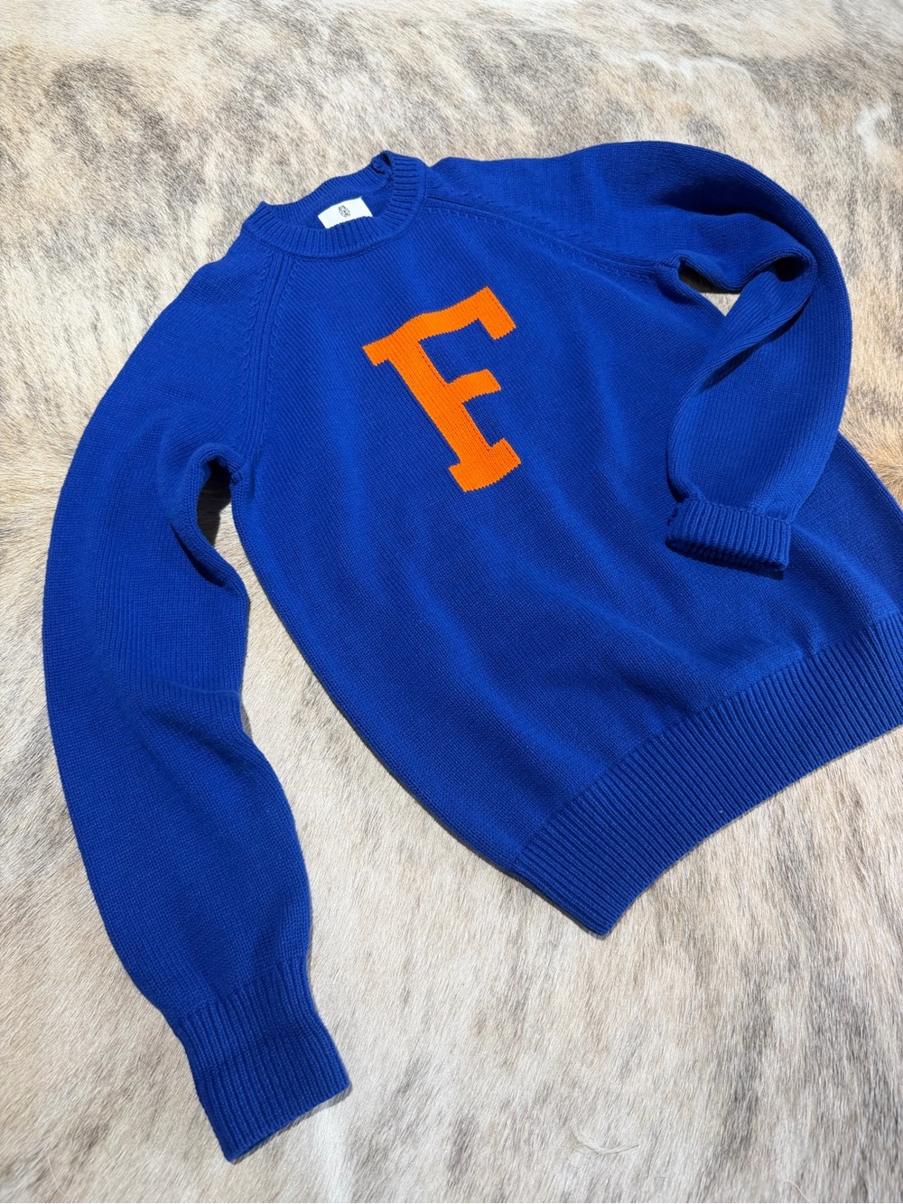 Hillflint Florida Gators Knit Sweater Blue Orange Logo XS